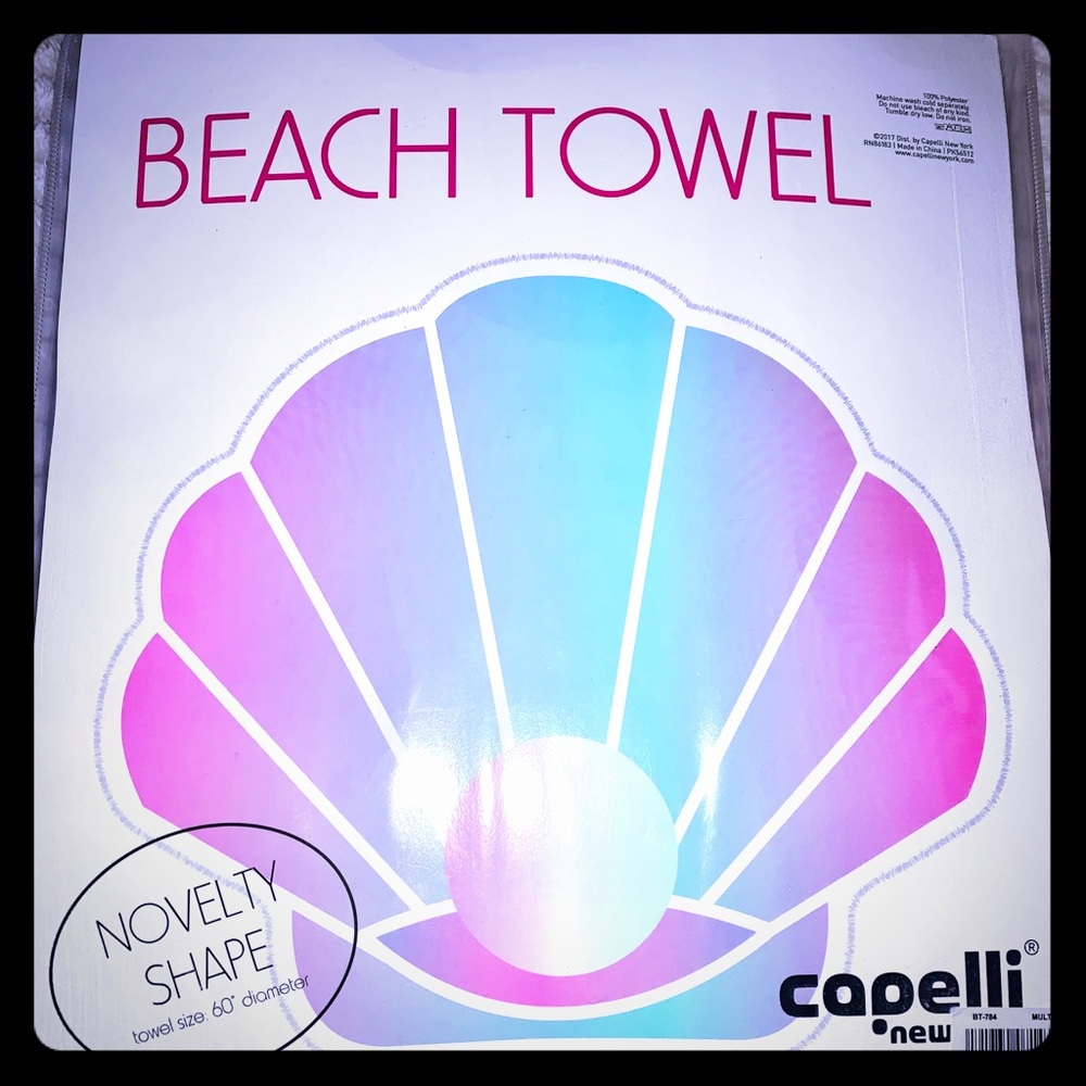 Seashell Beach Towel